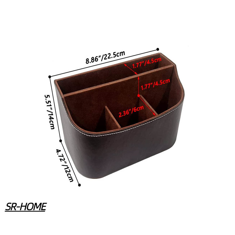 SRHOME Leather Desk Organizer Wayfair Canada